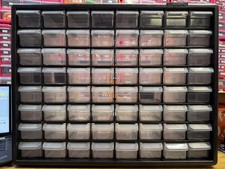 Akro-Mils 10164 64 Plastic Drawer Cabinet for Garage, Bead, Lego ,Makeup , Screw