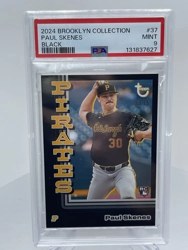 2024 Paul Skenes Topps Brooklyn Collection /75 Pittsburgh Pirates PSA 9