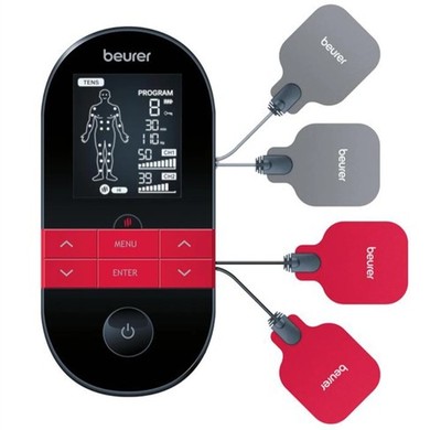 BLACK - BEURER DIGITAL TENS +EMS DEVICE W/ HEAT EM 59