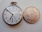 Antique E. Elgin 15 Jewel Pocket Watch Wadsworth 25 Year Silver Fancy Case