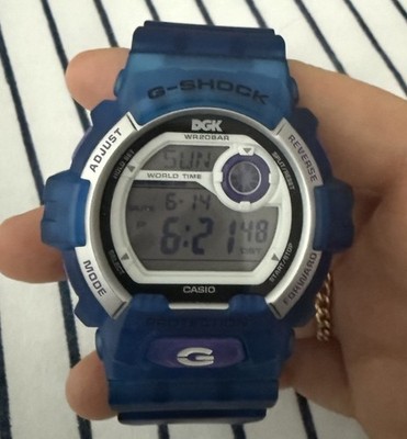 Casio Blue G Shock DGK Limited Edition G-8900DGK 3285 WR 20 Bar Water Resistant