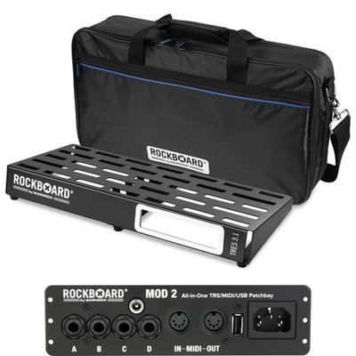 RockBoard by Warwick Tres 3.1 Pedalboard - 20.54 inches x 9.29 inches with