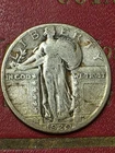 1929-P   Standing Liberty SILVER Quarter - VF - Pretty Mid-Grade SILVER  25c