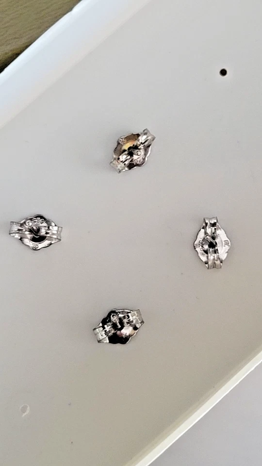 Juego de 4 pares de aretes de perlas de agua dulce multicolores HONORA Foto 4 de 4