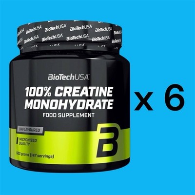 Kreatin Monohydrate Mega Pack 500g   6 x Creatine 500 g Endurance BiotechUSA