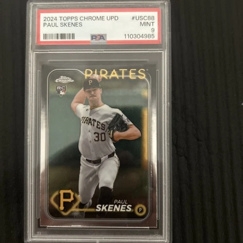 PSA 9 Topps Chrome Paul Skenes  RC USC88 🔥🔥