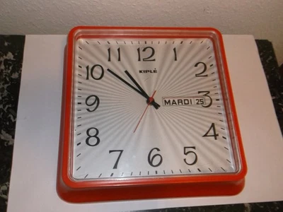 seltene alte elektromechanische Küchenwanduhr - Bild 1 von 4