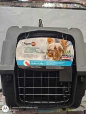 Aspen Pet Traditional Dog  Cat Kennel, Gray/Black, up to 10 20"x13"x11"