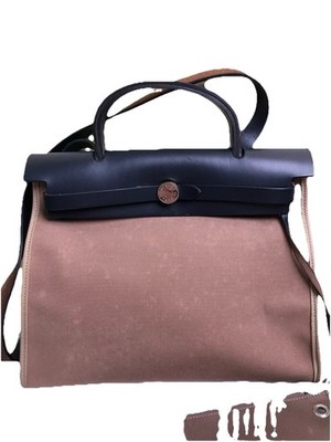 Authentic Hermes Herbag 31 Zip Crossbody Bag