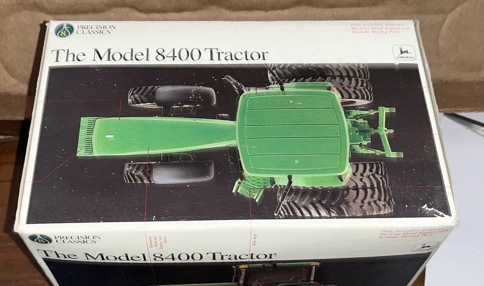 ERTL JOHN DEERE 8400 PRECISION #8 1/32 NIB TAPE UNCUT - Image 2 of 4