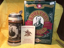 Anheuser-Busch Budweiser Founders Series~CS216 Lidded Stein