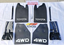 84 85 86 87 88 Toyota 4wd Pickup Truck Mud Flaps Splash Guards Wbrackets 