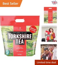 600 Count Fairtrade Black Tea Bags - 1.875 kg for Ultimate Relaxation 0.06 per strip