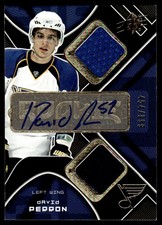 2007-08 SPX JERSEY AUTO RC DAVID PERRON Rookie #228