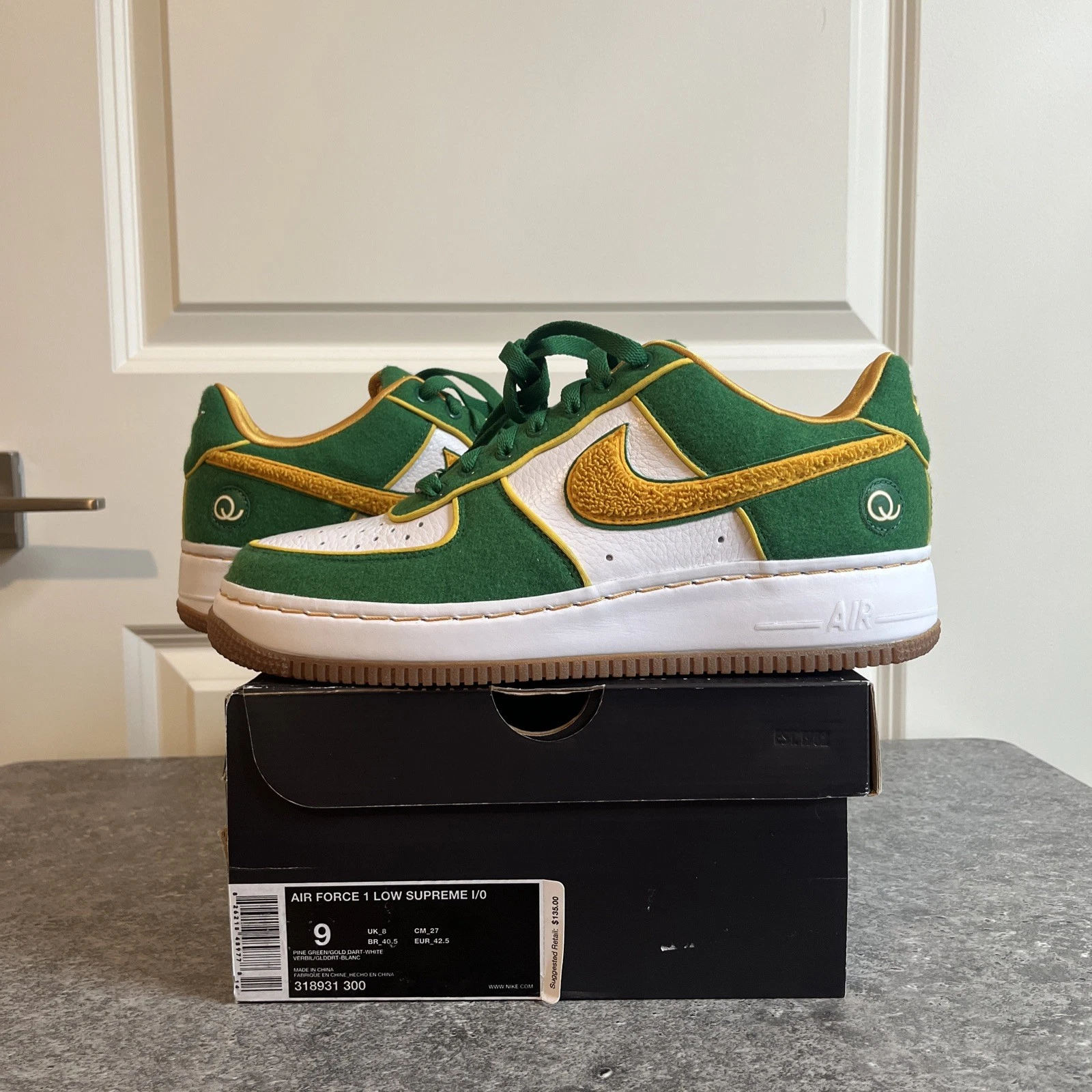 Nike Air Force 1 Supreme Queens Boroughs Pack Queens 2010 taille 9