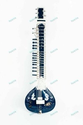 Best Quality Hand Painted Tun Wood Indian Musical String ElectricTravel Sitar