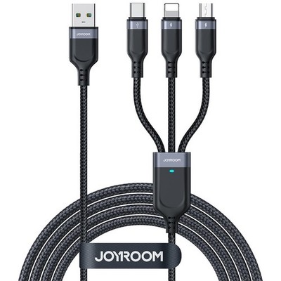 3in1 USB Multi Handy Schnell Ladekabel für iPhone micro USB Type C Kabel Typ C