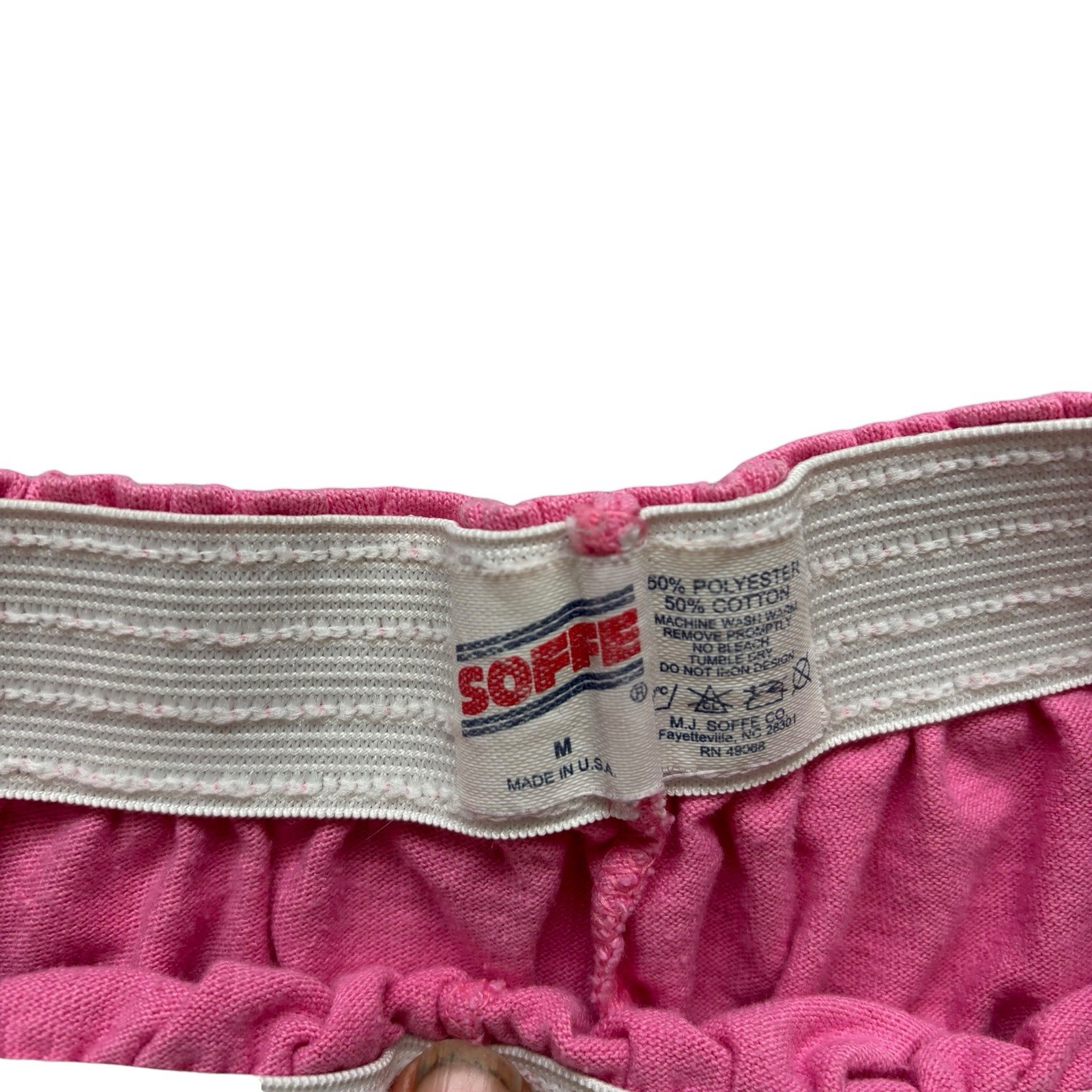 Vintage Cotton Shorts 90s Pink Sportswear Retro Boho 6 image 2