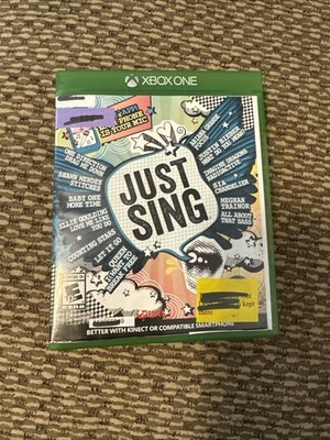 Xbox One Just Sing No Manual Broken Case