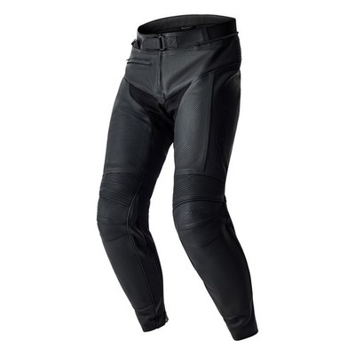 RST T2 D30 schwarz/schwarz Touring Urban Leder Motorrad Jeans UK44