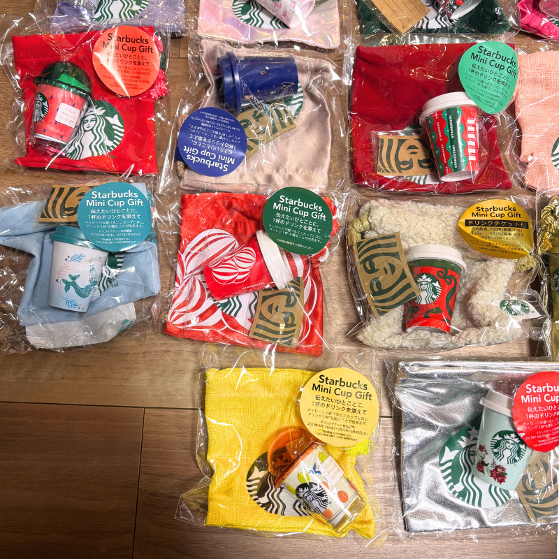 Starbucks Japan Mini Cup Gift 39 pcs set SAKURA HALLOWEEN