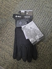 Guanti da arrampicata Crag Full-finger Black Diamond Rock Series Transition taglia L neri