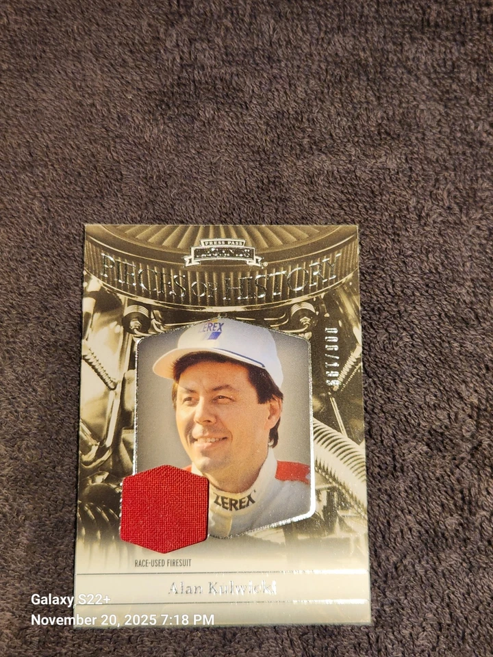 2012 PRESS PASS LEGENDS ALAN KULWICKI TRIBUTE RACE USED FIRESUIT.  - Image 2 of 4