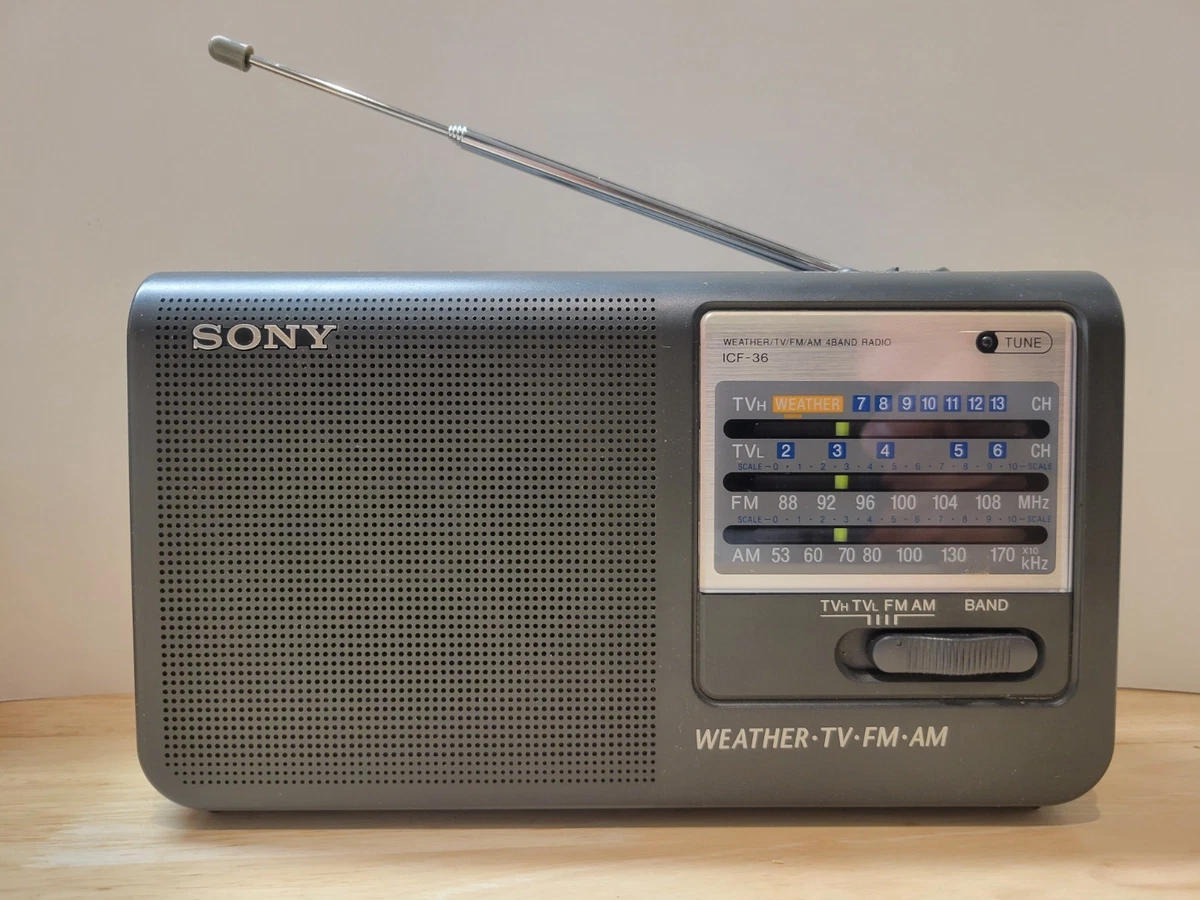 Preços baixos em Faixa de TV Sony Rádios AM/FM portátil com