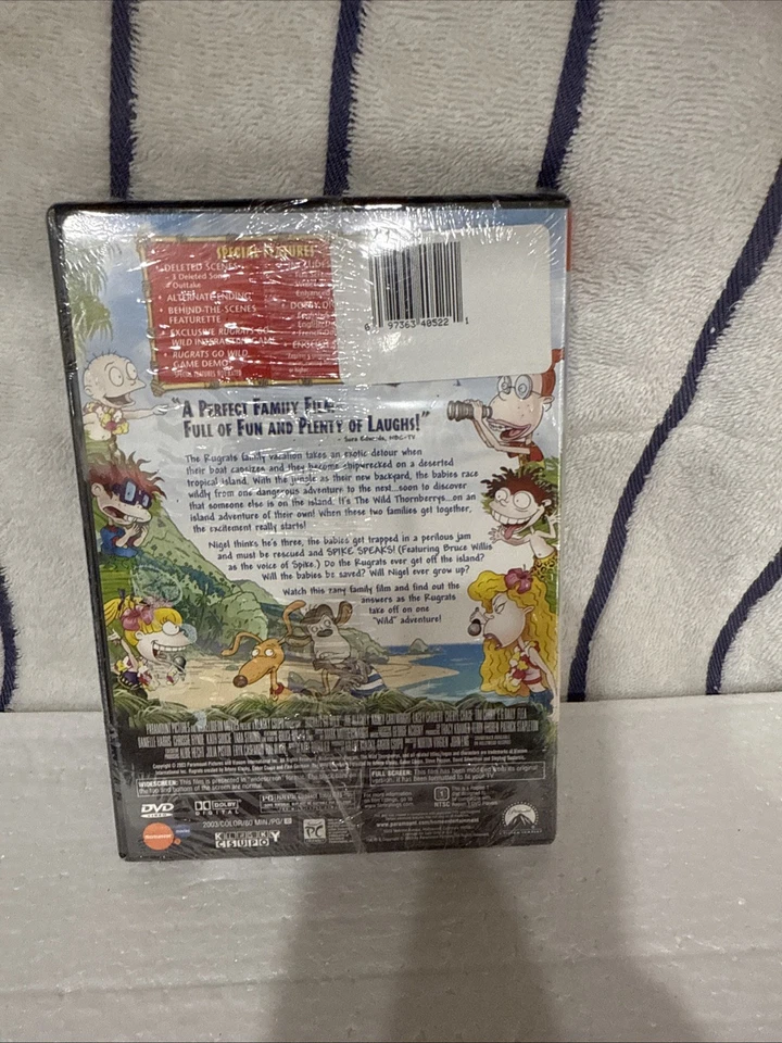 Nickelodeon VHS RUGRATS GO WILD FULL MOVIE Brand New Factory Sealed - Image 2 of 3