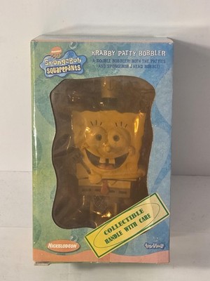 SpongeBob SquarePants Krabby Patty Bobbler Toy Vault Boxed Bobblehead Figure