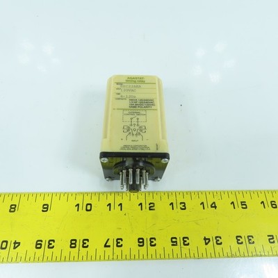 Agastat SSC22AEA Zeitrelais 4-120 Sekunden 120VAC 11-Pin (Kein Knopf)