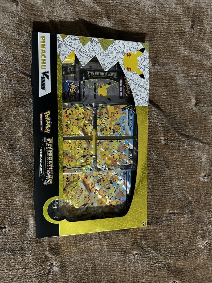Pokmon TCG: Celebrations Special Collection Box [Pikachu V-Union, 50  Cards]...