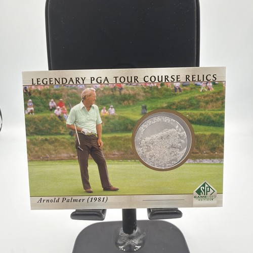 Arnold Palmer #CR-AR 2021 SP Game Used Legendary Course Relic card