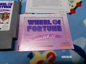 #933 Wheel of Fortune Feat. Vanna White - (NES) *CIB + Case Protector* Tested!