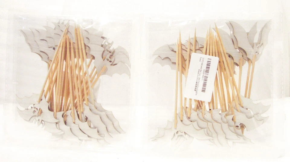 "Pelecciones de cupcakes de murciélago 5"" negro con brillo suave 48 quilates decoración de pasteles de fiesta de Halloween" Foto 4 de 4