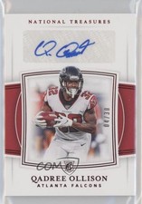 2019 Panini National Treasures Jersey Number Red 4/30 Qadree Ollison Auto x5u