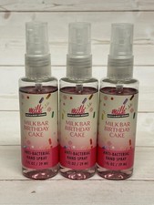 Bath Body Works Milk Bar Birthday Cake Hand Sanitizer Spray 1oz x3