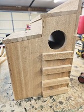Squirrel House Nesting Box Large Family Bird Nature Animals Safety 16x14x10.5