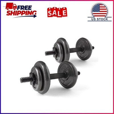 Athletic Works 40lb Adjustable Cast Iron Dumbbell Set