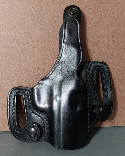Blackhawk Pancake Style Belt Holster Colt 45 Gov’t Commander Leather Size XL RH