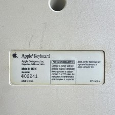 Apple M0116 Vintage Keyboard for Apple Computers
