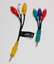 RCA Female to 3.5mm Male Aux jack TV Audio video Adapters 2 pcs |PB4