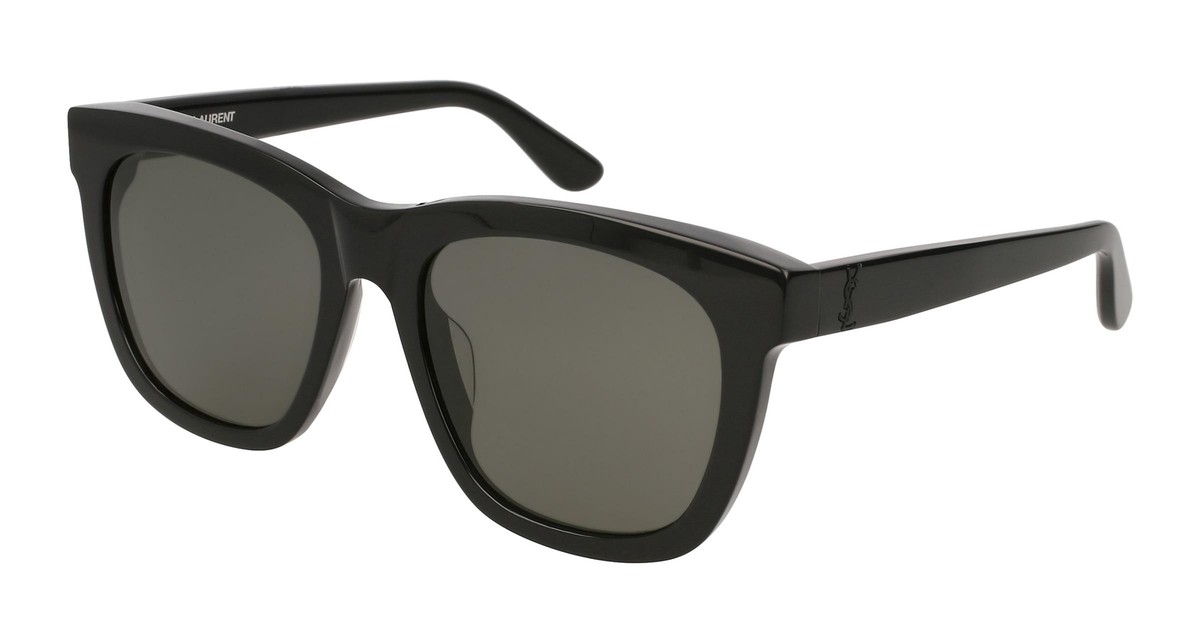 NEW Saint Laurent Monogram SL M24/K Sunglasses 001 Black 100  display picture 3
