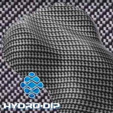 HYDROGRAPHIC FILM CARBON FIBER BLACK  CLEAR WATER TRANSFER HYDRO DIP DIPPING
