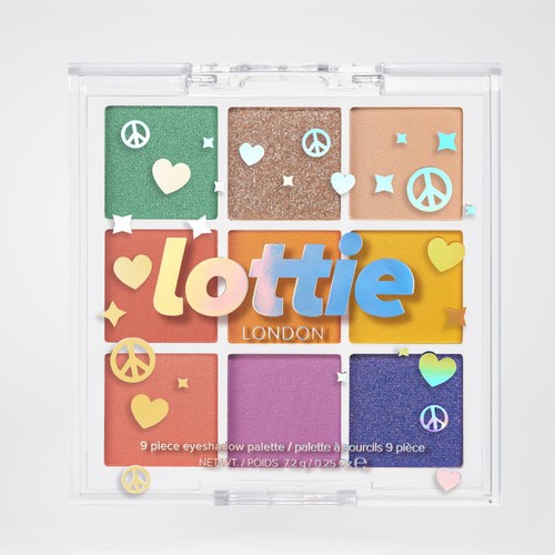 Lottie London Proud to Be, 9 Pan Eyeshadow Palette, 7.2g - Afbeelding 1 van 1