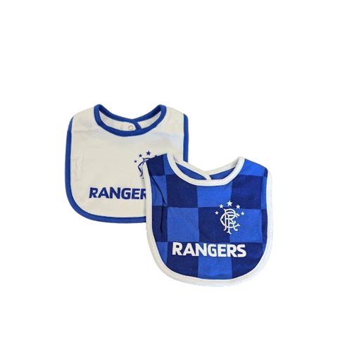 Baberos de bebé Rangers FC - Pack de 2 - Fútbol escocés - Club de fútbol de Escocia - Imagen 1 de 12