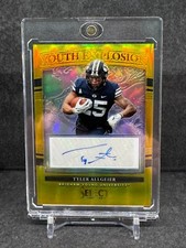 Tyler Allgeier 2022 Select Draft Youth Explosion Signatures Prizms Gold SSP /10