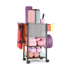 Yoga Mat Storage Rack Home Gym Equipment Workout Equipment Storage Organizer ...