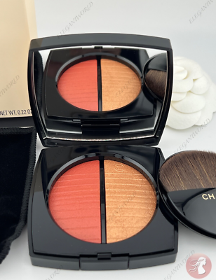 Chanel LES BEIGES Healthy Golden Glow Powder Duo SOLEIL COUCHANT