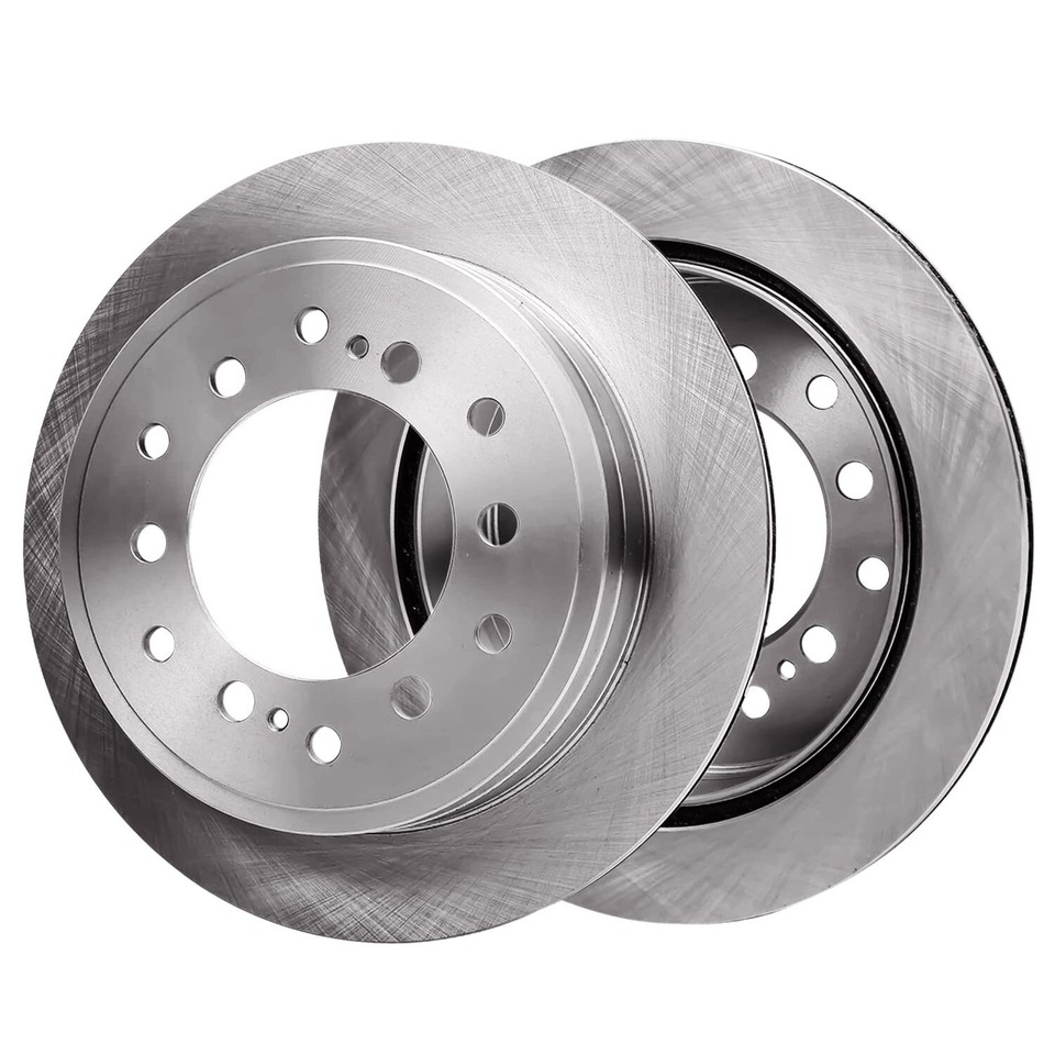 Complete Rear Brake Kit For Toyota 4Runner, FJ Cruiser, Sequoia, GX470 - Rotors & Ceramic Pads 8 thumbnail image